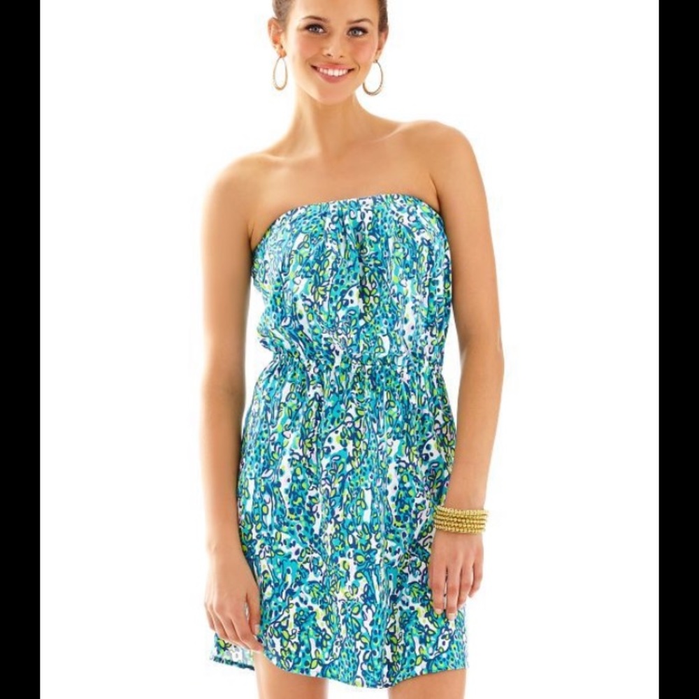 Lilly Pulitzer Strapless Pull - On Sundress